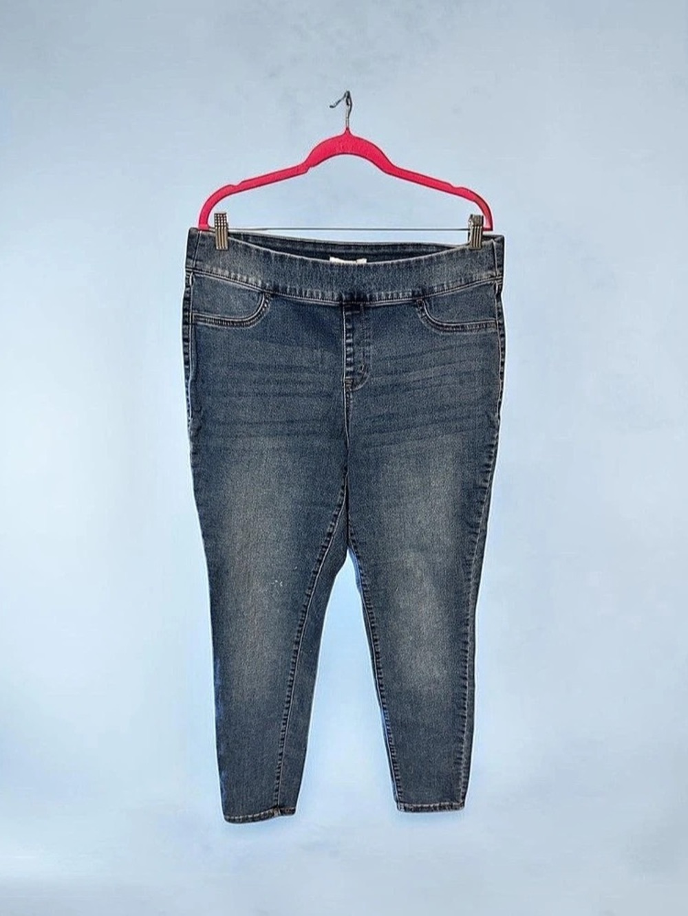 Lane Bryant Flex Magic Waistband High-Rise Jegging Blue Waist 16